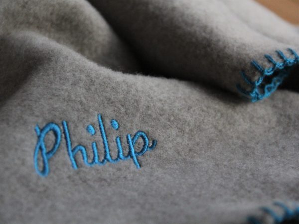 Babydecke - Schladminger Loden, PERSONALISIERBAR!
